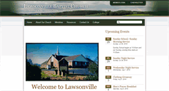 Desktop Screenshot of lawsonvillebaptistchurch.com